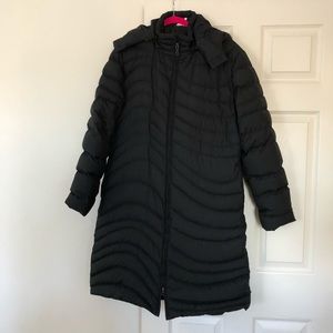 Women’s Patagonia down coat.